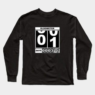 1st Birthday Oldometer Long Sleeve T-Shirt